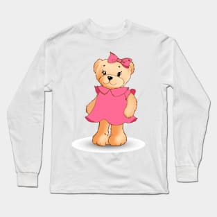 Cute and Funny Teddy Bear Lover Long Sleeve T-Shirt